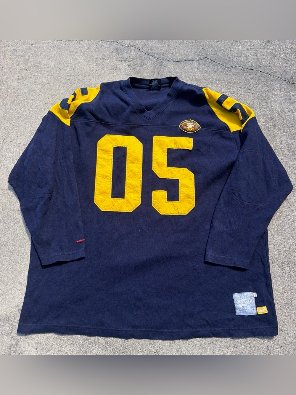 Vintage FUBU Navy & Yellow '05' Jersey